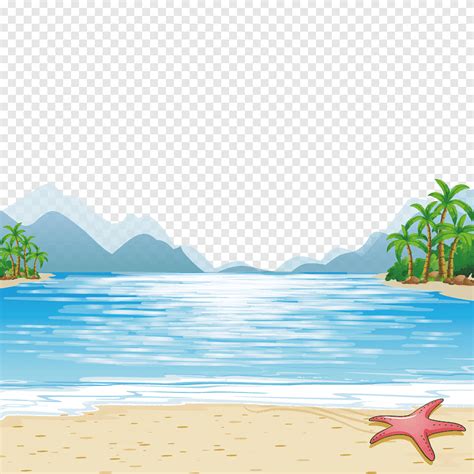 Cartoon Beach Sand Png - Goimages Connect