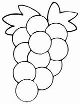 Yummy grapes coloring page  Download Free sketch template