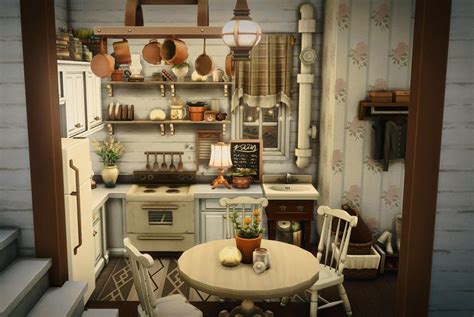 Made a vintage kitchen this morning, hope you like it! : thesims | Sims ...