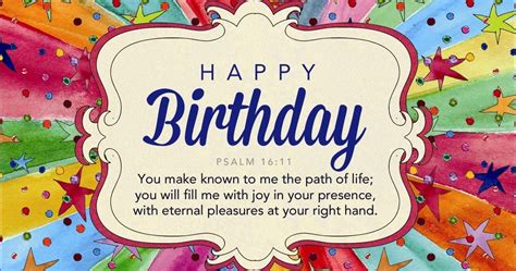 Happy Birthday Christian Greetings Psalm Bible Verse