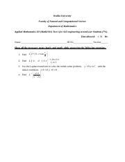 test 1 civil 2.docx - Woldia University Faculty of Natural and ...