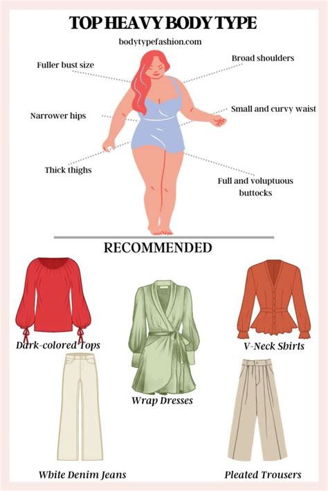 How to Dress Top Heavy Body Type - Fashion for Your Body Type