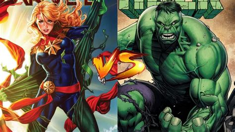 Hulk vs. Captain Marvel: Who Is Stronger & Who Would Win in a Fight?