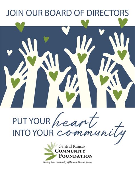 Foundation Seeks New Board Members - Central Kansas Community Foundation