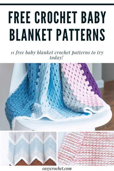 Cute, Free & Easy Crochet Baby Blanket Patterns - EasyCrochet.com