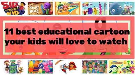 11 best educational cartoons your kids will love to watch! - The Mum Educates