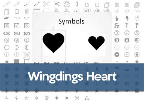 Wingdings Heart Symbol Shape On Your Keyboard - Type in Windows