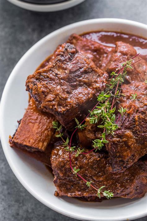 Red Wine Braised Short Ribs Recipe | Platings + Pairings