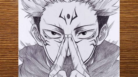 How To Draw Sukuna From Jujutsu Kaisen Sukuna Drawing Step By Step ...
