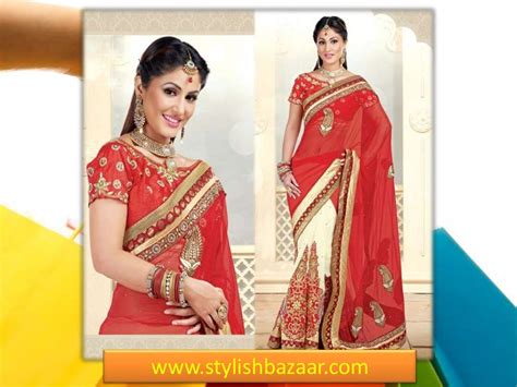 Designer hina khan saris akshara sarees - heena khan collection