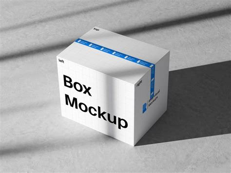 White Box Free Mockup — Free Mockup World