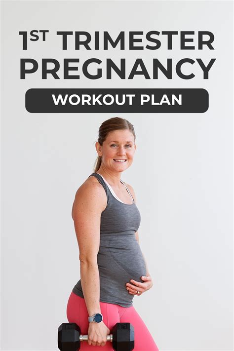 First Trimester Workout Plan (FREE PDF) | Nourish Move Love