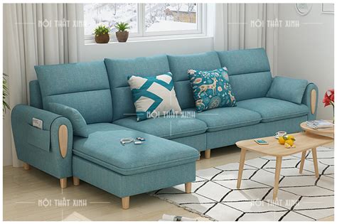 Ghế sofa nỉ đẹp trẻ trung và sang trọng cho không gian sống