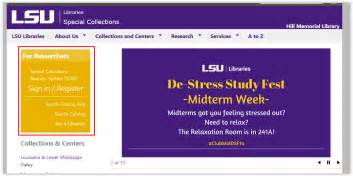 LSU Library: Special Collections : History Requests - GROK Knowledge Base