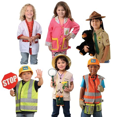 Community Helpers Outfits Set: Inspiring Role-Play Adventures for Ages 3 and Up