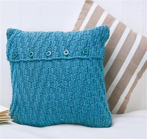 Knitted cushion | Knitting Patterns | Let's Knit Magazine