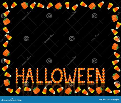 Halloween Candy Corn Border Stock Photo - Image: 6769110