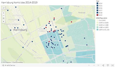 Harrisburg homicide map: 8 of 9 killings this year happened within a ...