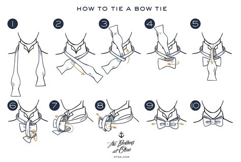 How to Tie a Bow Tie | Bow Tie Knot Tutorial | Step by Step Bow Tie Instructions | OTAA