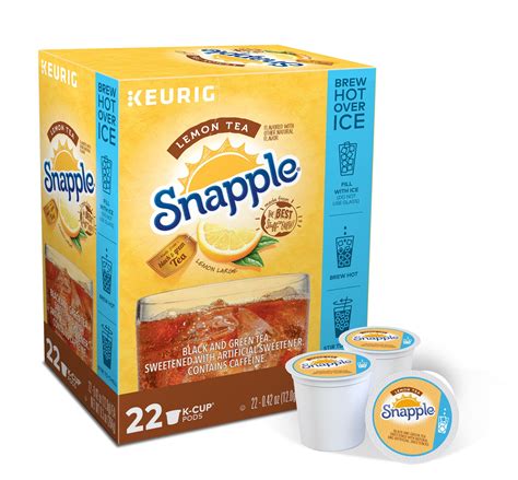 Snapple Snapple Lemon Iced Tea, K-Cup Pod, 22 Count for Keurig Brewers - Walmart.com - Walmart.com