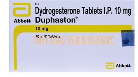 Duphaston Dydrogesterone Tablets I.P 10 Mg, Packaging Type: Strip at Rs 795/stripe in Nagpur