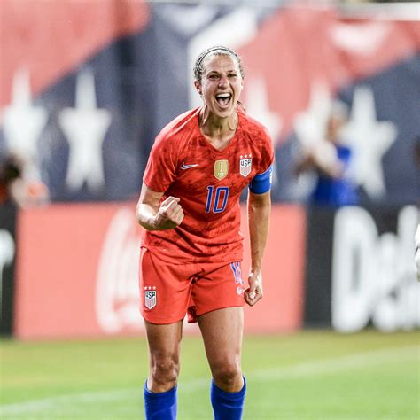 Team co-captain Carli Lloyd in Nike kit for USWNT 2019 World Cup Team | Carli lloyd, Uswnt ...