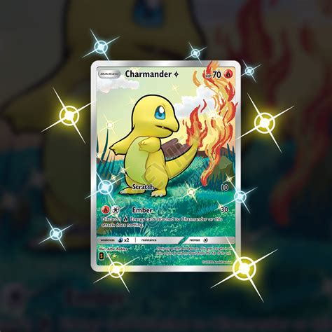 Shiny Charmander Card