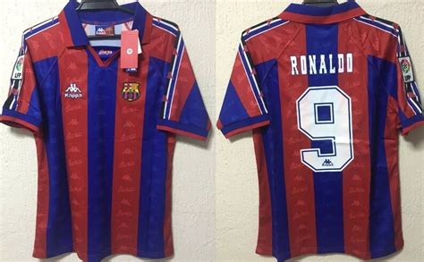 Fc barcelona 1996 1997 shirt jersey ronaldo nazario barca | Etsy