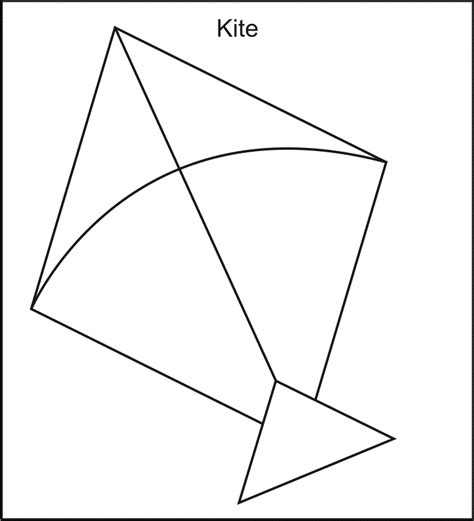 Kite Coloring Page Images | Easy art for kids, Kite, Easy drawings for kids