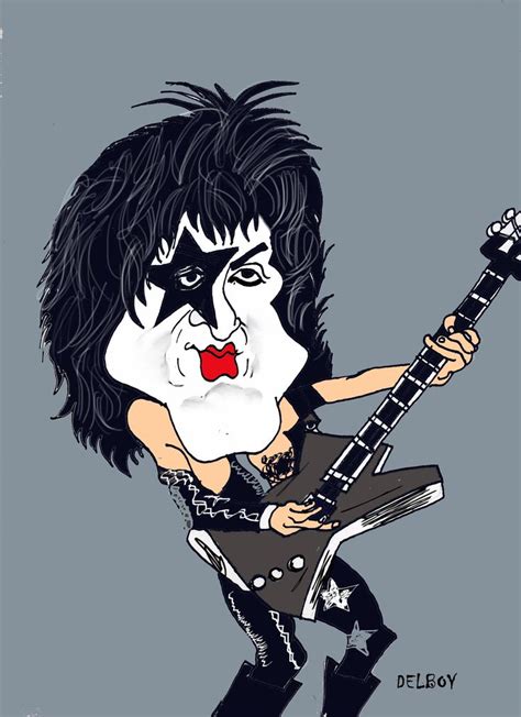 PAUL STANLEY | Kiss world, Caricature, Hot band