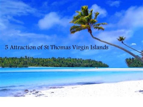 5 Attractions of St Thomas Virgin Islands