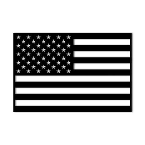 Classic Clean American Flag Design - Laser Cut Metal Decorative Home ...