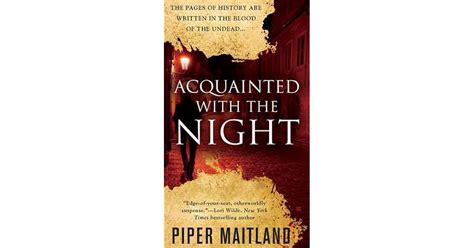 Acquainted With the Night (Acquainted With the Night, #1) by Piper Maitland — Reviews ...