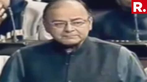 Remembering Former Union Minister Arun Jaitley Through His Speeches ...