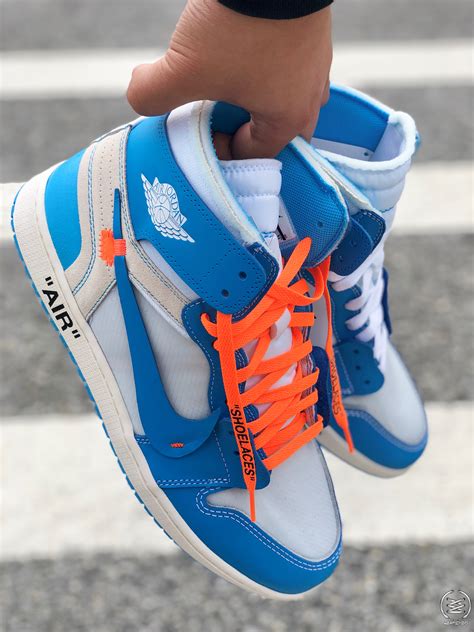 Here's a Detailed Look at Virgil Abloh's Off-White Air Jordan 1 'UNC' - WearTesters