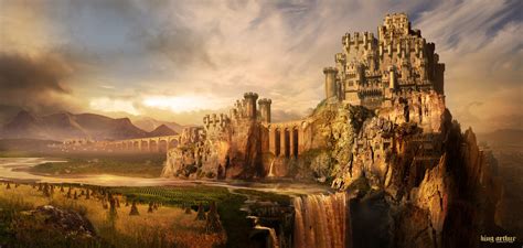 King Arthur - Camelot by Kieran Belshaw : ImaginaryCastles