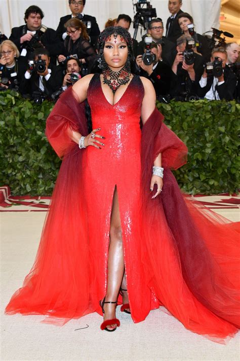 Nicki Minaj in Met Gala 2018 | Met gala dresses, Gala dresses, Met gala ...