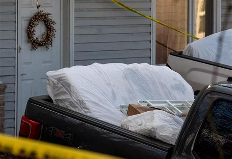 Traces of blood are seen on a mattress and table brought from 1122 King ...