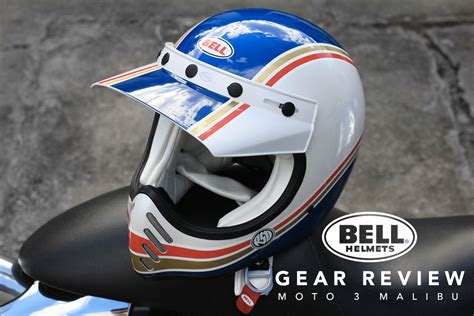 Gear Review - Bell Moto 3 Malibu | Return of the Cafe Racers