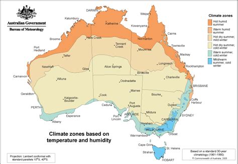 Climate classification maps, Bureau of Meteorology