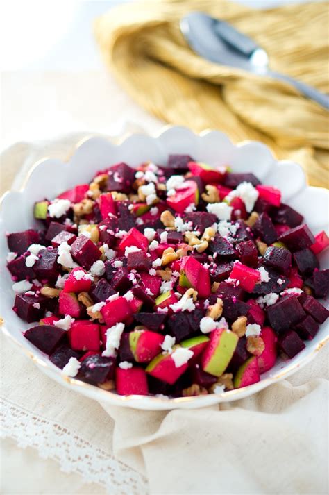 Roasted Beet and Apple Salad - Delicious Meets Healthy