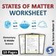 States of Matter Worksheet by Science Master | TPT