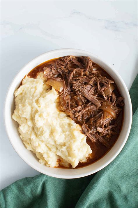 Easy Slow Cooker Braising Steak | Hint of Healthy