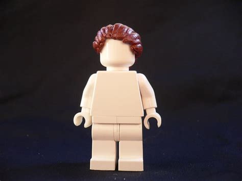 LEGO Custom Male Hair | Made and painted by me | Flickr