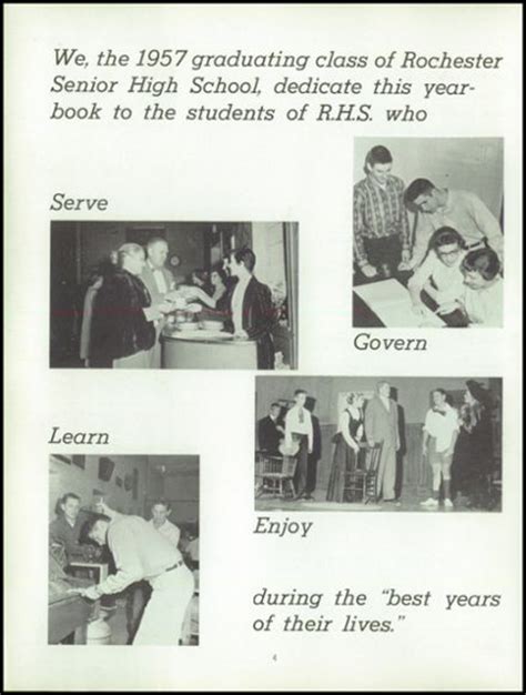 Explore 1957 Rochester High School Yearbook, Rochester MN - Classmates