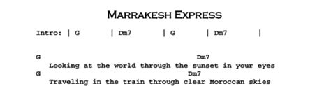 Crosby, Stills & Nash - Marrakesh Express | Guitar Lesson, Tab & Chords