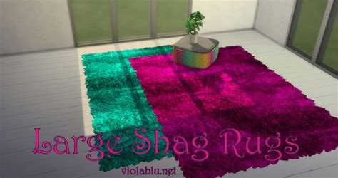 Viola’s Large Shag Rugs for Sims 4 | Shag rug, Rugs, Recolor