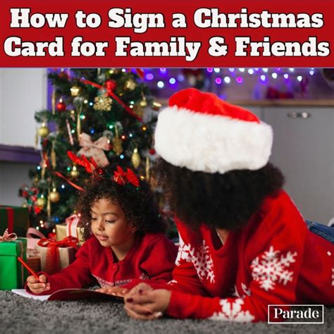 How to Sign a Christmas Card - Parade