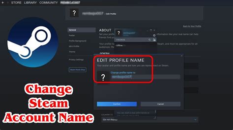 [GUIDE] How to Change Steam Account Name Very Quickly - YouTube