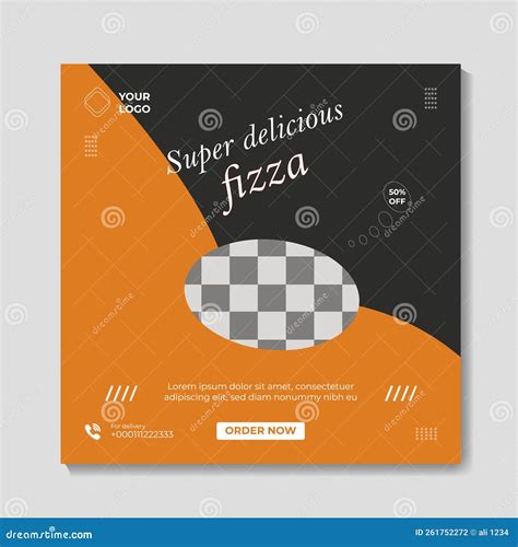 Hot Fizza Template Tamplate Design Stock Vector - Illustration of fizza ...